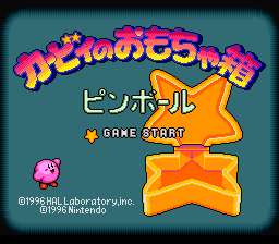 Kirby no Omochabako - Pinball